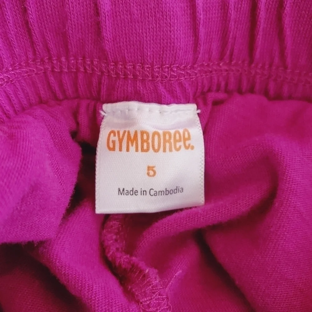 K1062 * Gymboree Girls Tiered Skirt Purple White Size 5